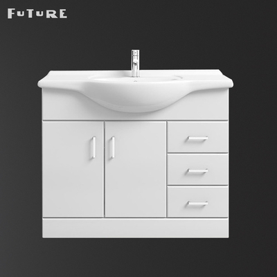کابینت حمام 850*475*230 میلی‌متری روشویی ایستاده سفید
