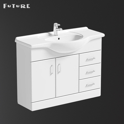 کابینت حمام 850*475*230 میلی‌متری روشویی ایستاده سفید