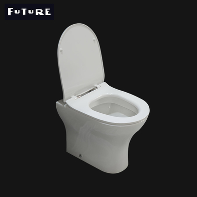 Comfort Height Rimless Back to Wall Toilt Certificate UPC Gravity Flushing