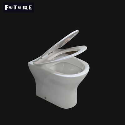 Comfort Height Rimless Back to Wall Toilt Certificate UPC Gravity Flushing