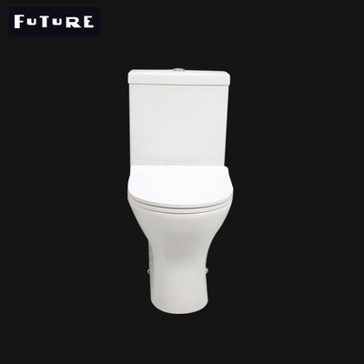 توالت دوتایی 3 لیتری 6 لیتری سرامیکی با پروژکتور کوتاه 570 میلی متری Wc Wash Down