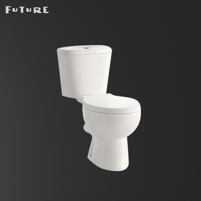 Gravity Flushing Close Coupled Comfort ارتفاع توالت کف ایستاده WC 850mm ارتفاع