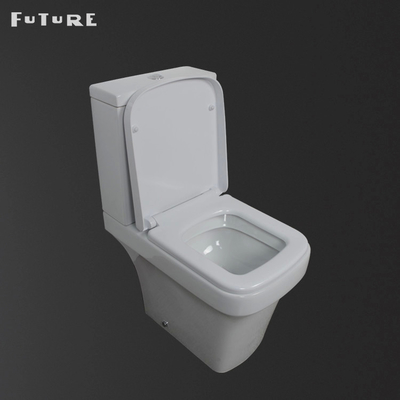 P Trap Mute Flushing Close Coupled حمام توالت کف نصب شده WC ISO9001