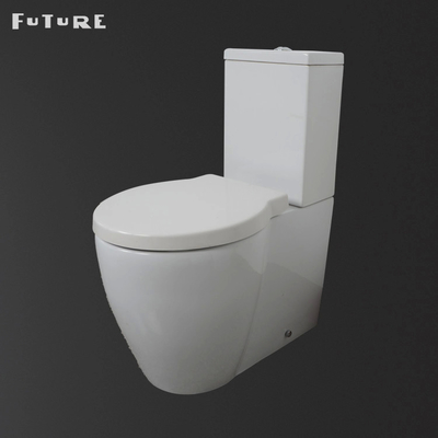 ISO9001 3L 6L Dual Flush Modern Close Coupled توالت سرامیکی ضد پیری