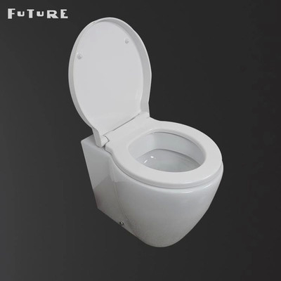 کف نصب شده 610*357*400 میلی متر سیفون شستشوی توالت دیواری