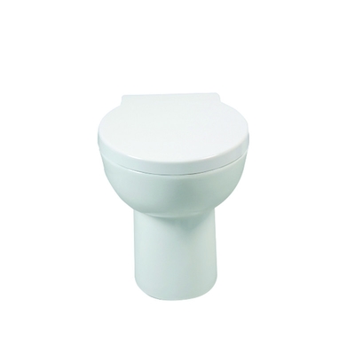 بی صدا Stabilize Bathroom Back to Wall توالت سفید مقاوم در برابر خش