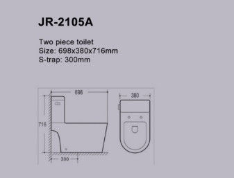 کمد آب یک تکه Siphonic دارای گواهینامه UPC Mute Stabilize Watercloset Philippine
